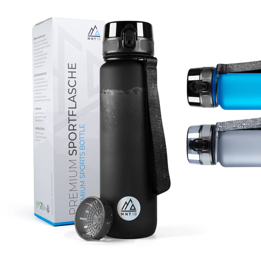 Sport-Trinkflasche aus Tritan - Auslaufsicher, BPA-frei & leicht